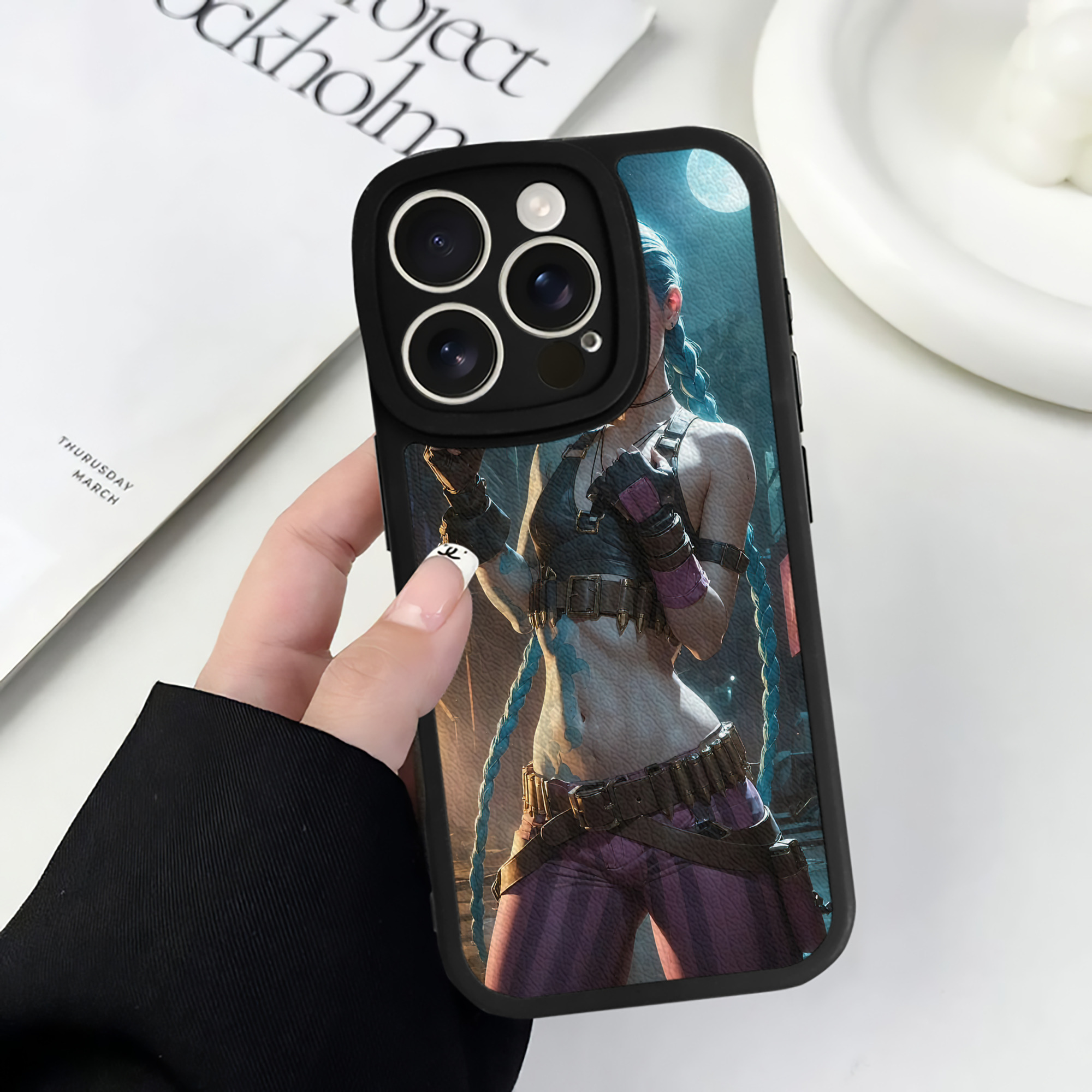 リーグ・オブ・レジェンド League of Legends LOL 【iPhone 16シリーズ対応】シリコンスマホケース（レザー調） 材質：シリコン